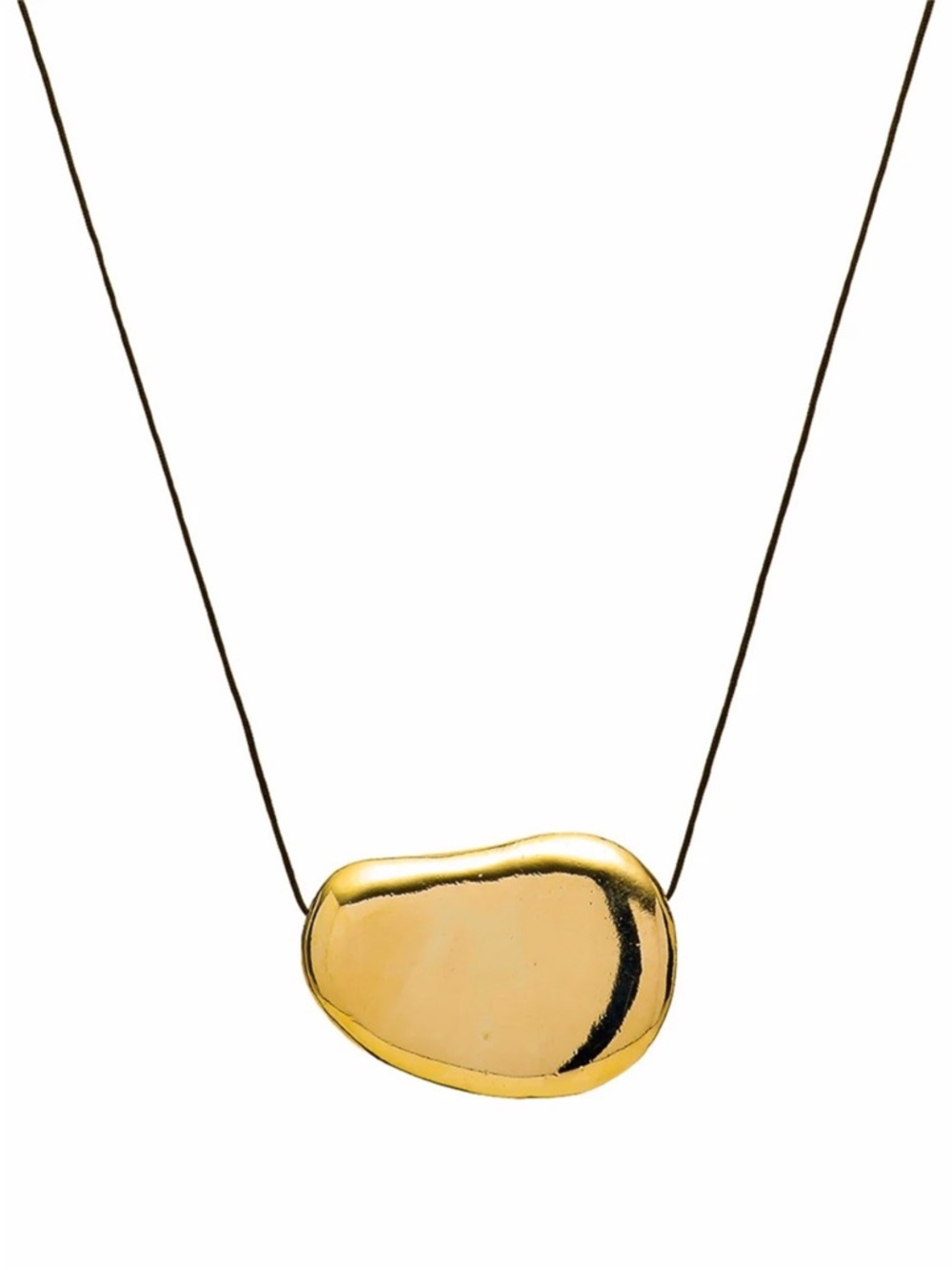 New Gold Bean Adjustable Necklace Mayamar - Picture 2 of 2